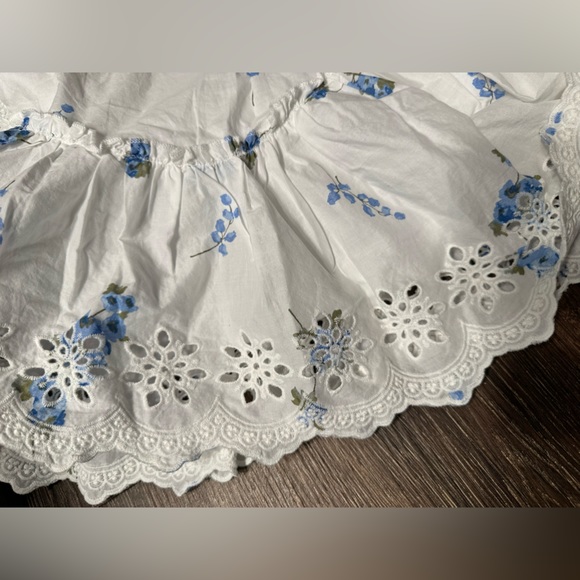 Nwt size Large mini skirt floral flouncy skirt - Picture 13 of 14
